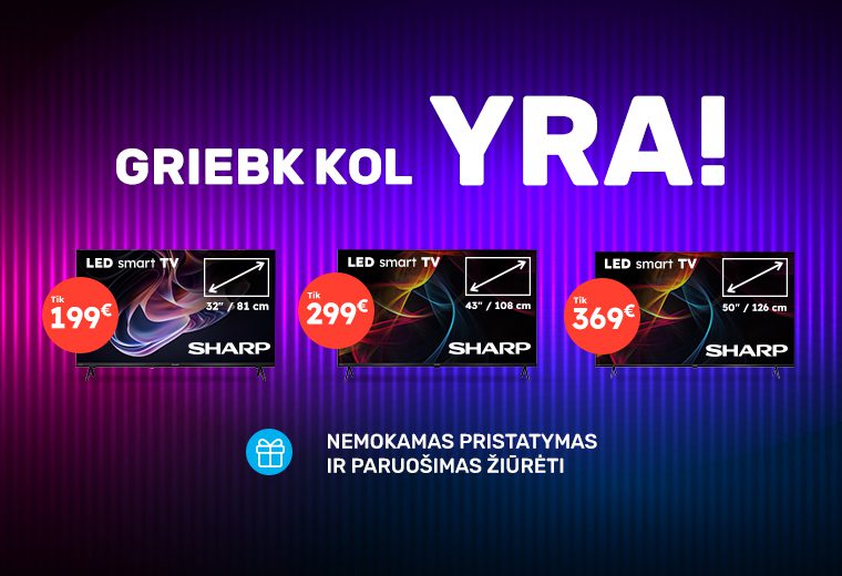 Griebk televizorių!