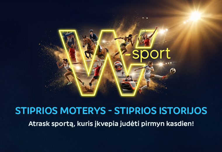 Atrask moterų sporto galią su W-Sport!